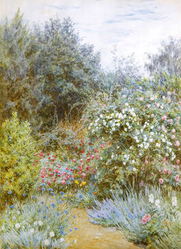 Helen Allingham: Roses in Gertrude Jekyll’s Garden, Surrey